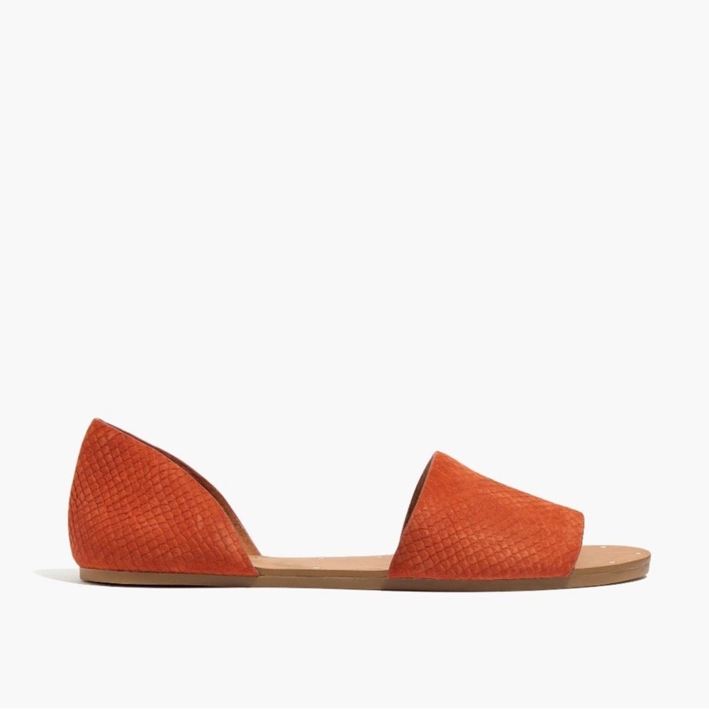Madewell The Thea Sandal Embossed Soft Leather, size 8 - Picture 2 of 9
